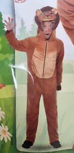 Smiffys Lion Kids Childs Jungle Fancy Dress Costume Outfit Age 10-12 Large 