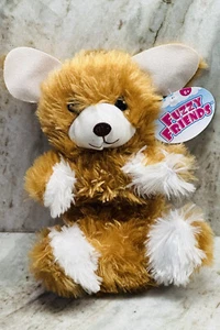 Fuzzy Friends Brown/White Fox Stuffed Plush Bean 9 Inches - Picture 1 of 6