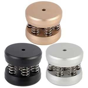 4pcs Aluminum Alloy Speaker Spike Pad Spring Shockproof Stand Isolation Base Pad - Picture 1 of 12