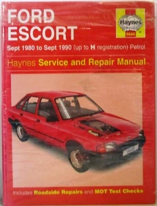 Haynes - Ford Escort Septiembre 1980-1990 (Hasta H Reg) Gasolina Service & - Imagen 1 de 7