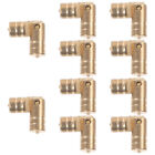 10Pcs Jewelry Box Small Hinges Antique Small Cabinet Hinges Brass Hinges for