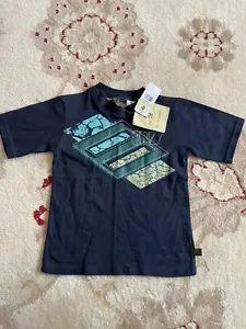 T-shirt maglietta Joseph Abboud bambino 4T manica corta girocollo blu navy nuova con etichetta - Foto 1 di 4