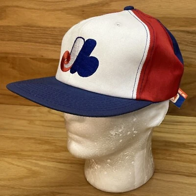 Vintage Montreal Expos Hat Twins Enterprise Snapback Embroidered MLB Cap EUC - Image 1 of 4