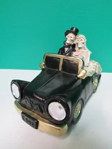 HALLOWEEN - DAY OF THE DEAD JUST MARRIED  W/ROADSTER CONVERTIBLE- LIGHTS FLASH - Picture 1 of 12