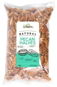 Shelled pecan nuts in 2 lbs bags; organics, chopped or halves - Picture 1 of 43