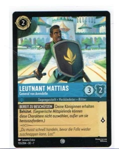 Leutnant Mattias General von Arendelle - 7ARI - 155/204 - Gewöhnlich - Bild 1 von 1