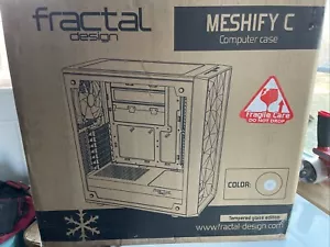 New/Open Box*Fractal Design "Meshify C" White Tempered Glass Computer Case - Picture 1 of 5