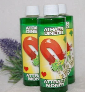 Money Drawing Spiritual Water, 8oz, (1) Abundance, Good Fortune Santeria, Hoodoo - Picture 1 of 7