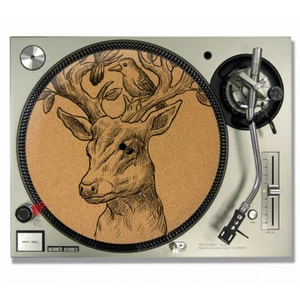 Stag Vinyl CORK SLIPMATS / Turntable SLIP MATS - Picture 1 of 1