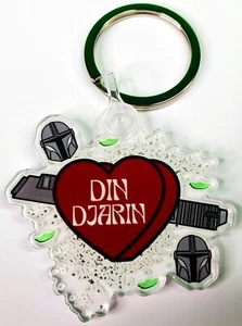 Star Wars Din Djarin Heartbreaker Keychain - The Mandalorian - Picture 1 of 3