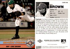Eric Brown 2005 Choice Brooklyn Cyclones #08 Card *AutographDen*