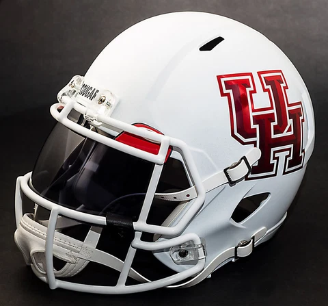 HOUSTON COUGARS NCAA Authentic GAMEDAY Football Helmet w/ OAKLEY Eye Shield Cover