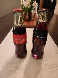 Stranger Things Cola Flaschen Glas Coca Cola 8 Unzen Limited Edition Zero  - Bild 1 von 12