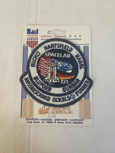 Parche de misión vintage del transbordador espacial de la NASA STS-61A German Spacelab D1 bordado - Imagen 1 de 1