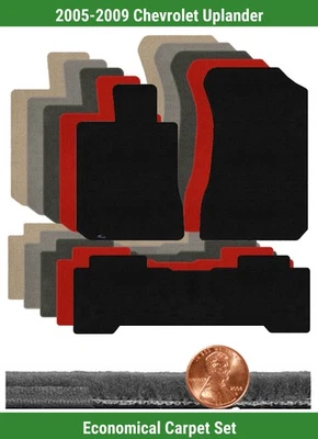 Juego de alfombrillas Velourtex personalizadas para Chevrolet Uplander 2005-2009 (3 piezas) #FIB Foto 1 de 4