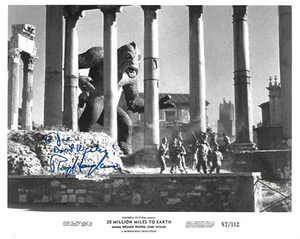 Ray Harryhausen, 1920-2013, 20 Million Miles to Earth Autographed Photo (8x10) - Picture 1 of 1