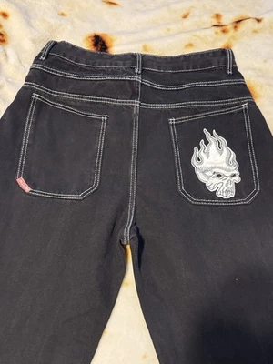 Jeans negros Jnco diseño calavera Foto 1 de 3