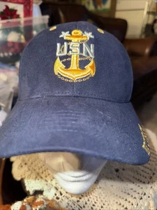 New US Navy Retired Master Chief Adjustable Ball Cap! Fire For Effect Brand! - Picture 1 of 6