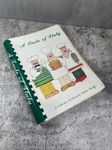 Sons Of Italy Grand Lodge PA - A TASTE OF ITALY Italian Recipe Book 1949 Vintage - Picture 1 of 11