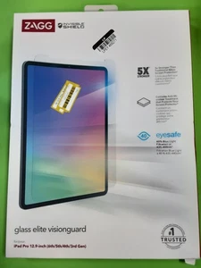 Protection de vision élite en verre Invisible Shield pour iPad Pro 12,9 (3/4/5/6 Gen) - Photo 1 sur 2