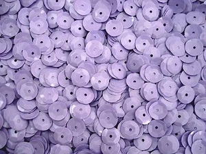 Sequins Cup 10mm Lilac Opaque 25g Beads Dance Design Sew Plain  - Foto 1 di 1