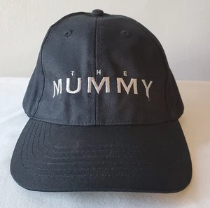 The Mummy Promo Hat 2017 Tom Cruise Movie LA Event Cap Black Adjustable New - Foto 1 di 9