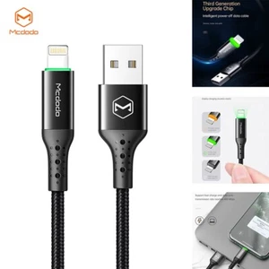 For iPhone XS 11 12 13 14 Pro Max Intelligent Power-off Data Cable Charger Cord - Picture 1 of 15