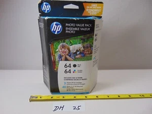 HP 64 Black & Tri-color ze zdjęciem Value Pack do HP ENVY Photo, Exp 5/2020 - Zdjęcie 1 z 8