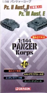 Dragon 1:144 Panzer Korps 10 - Pz II Ausf B & Pz III Ausf E - Imagen 1 de 2