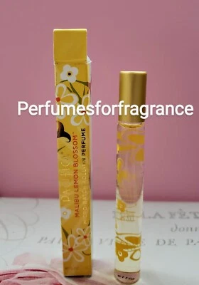 PACIFICA MALIBU ЛИМОННЫЙ ЦВЕТОК микро партии духи роллер .33 унций / 10 мл новый в коробке трудно найти - Изображение 1 из 4