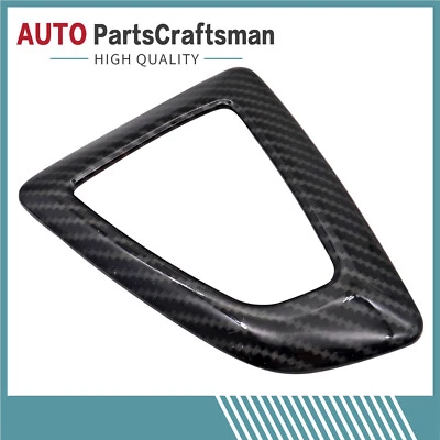 Cubierta envolvente del panel de perilla de cambio de marchas de fibra de carbono para BMW Serie 1 2 3 4 F20 EE. UU. Foto 1 de 4