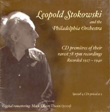CD Premieres - Leopold Stokowski - Philadelphia (CD,2005, 4 Discs, Music & Arts)