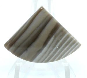 22.80 Cts. Polish Flint Stone Loose Gemstone Fancy Handmade Cabochon 26x35x4 mm - Picture 1 of 2