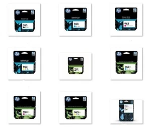 Wkład atramentowy HP 963 czarny i CMY do serii HP OfficeJet Pro 9010/9020 oryginalny - Zdjęcie 1 z 19