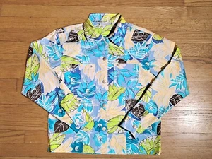 LULU-B SIZE: S JACKET BLAZER WOMEN'S LIGHTWEIGHT COLORFUL FLORAL WITH POCKETS - Picture 1 of 8