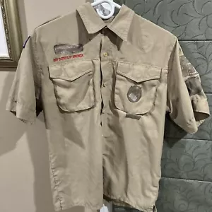 Vented Microfiber Poly Boy Scout UNIFORM SHIRT Youth XL New Style A91 - Picture 1 of 9