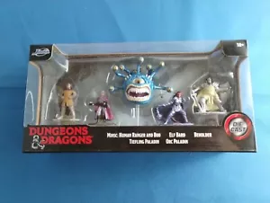 NEW SEALED 2020 Jada Toys Dungeons and Dragons Diecast Metal Figure Set of 5 - Picture 1 of 5