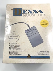 DEXXA Mouse DLX 3,5“ Diskette IBM XT AT usw. und Dexxa Paint it Vintage Neu - Bild 1 von 5