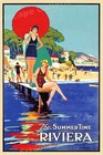 1930s Summer Time in the Riviera! Vintage Style France Travel Poster - 20x30