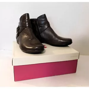 Botines Naturalizer Cassandra Nupcial Marrón Mujer 9.5M Cuero Hebilla - Imagen 1 de 11