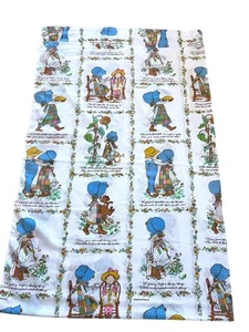 De colección Nuevo sin Etiquetas Holly Hobbie Doble Hoja Plana American Greetings Muselina Morgan Jones - Imagen 1 de 7