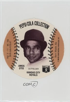 1977 MSA Discs Pepsi-Cola Punched Out Amos Otis - Image 1 of 2