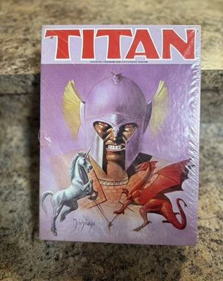 TITAN Fantasy War Stratagy 1982 Avalon Hill Librería Juego -Sin perforar COMPLETO Foto 1 de 4