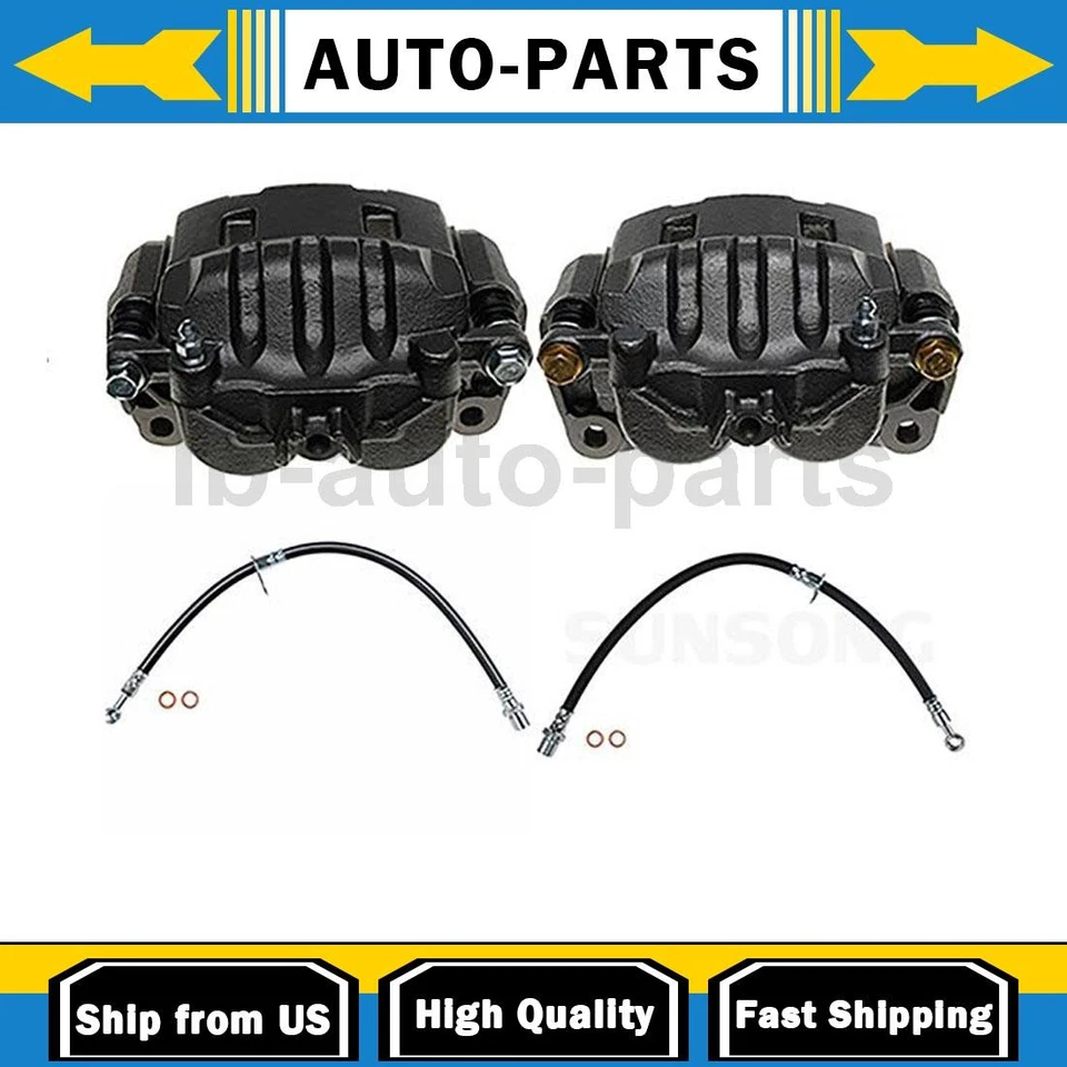 Pinza de freno delantera con mangueras lado conductor pasajero se adapta a Saab 9-2X 2,5 L Foto 1 de 4