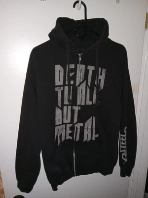 Sudadera con Capucha Steel Panther "Death To All But Metal" Banda con Cremallera Talla L Grande [LEER] Foto 1 de 4
