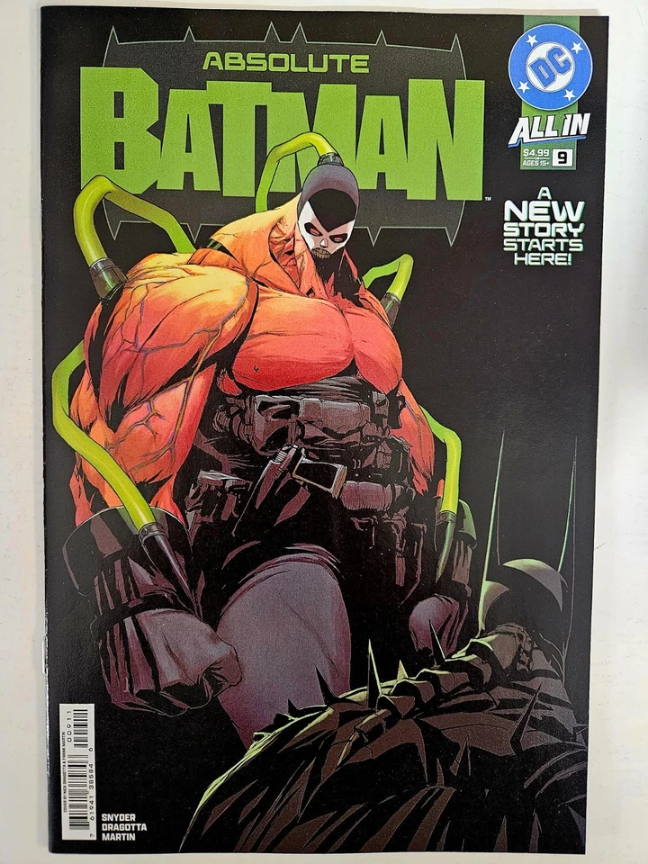 Absolute Batman #9 Nick Dragotta Cover (DC Comics August 2025)