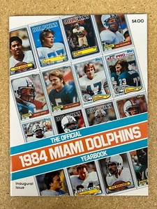 Vintage The Official 1984 Miami Dolphins Yearbook Inaugural Issue w/ Dan Marino - Picture 1 of 3