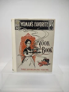 Woman's Favorite Cookbook Three Books in One Volume 1902 Annie R Gregory **SEE - Imagen 1 de 24
