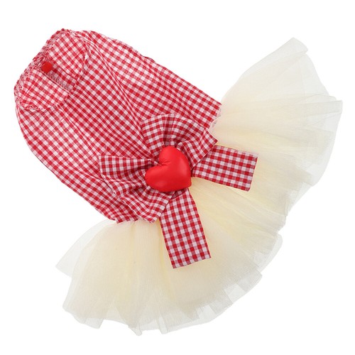 VETEMENTS Vestiti per Animali Chihuahua Cucciolo Moda Bowknot Abito Festa Compleanno