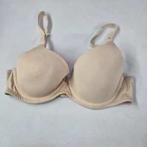 Ambrielle Women Bra 34B Beige Lightly Lined Full Coverage T Shirt Underwire - Picture 1 of 6